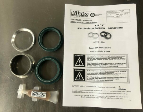 Bush and seal kit KITS - Fork Sliding Kit