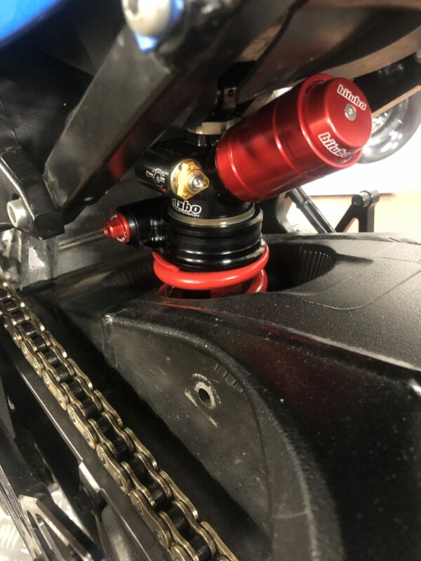 XXZ shock LHS XXZ31V2 - Rear Mono Shock - Red Spring