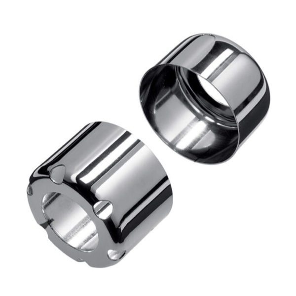 Chrome Spring Covers (Top & Bottom) for WMB/WME Twin Shocks