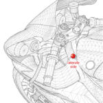 SSW-L-KIT SSW - Steering Damper (KITL) - Black - Side Mounting