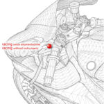 SSW - Steering Damper (KITR) - Red - Racing (without Instruments) Mounting