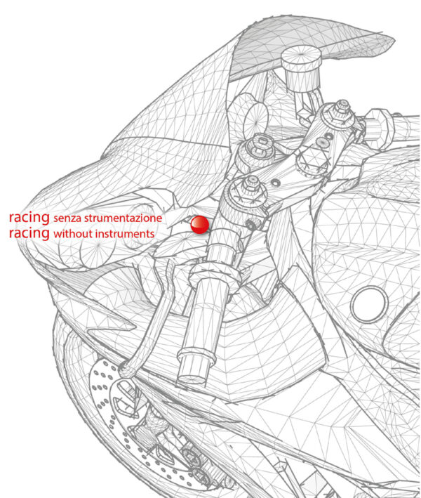 SSW - Steering Damper (KITR) - Red - Racing (without Instruments) Mounting
