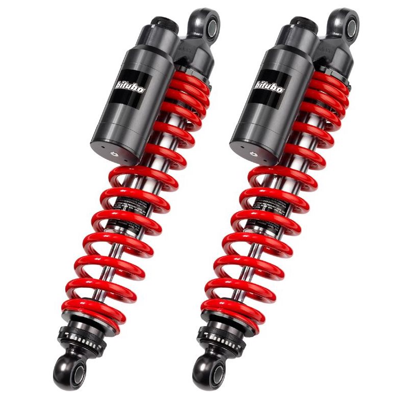WMT01 Rear Twin Shocks Red Spring [Adjustable Preload, Rebound, Compression] Bitubo Australia