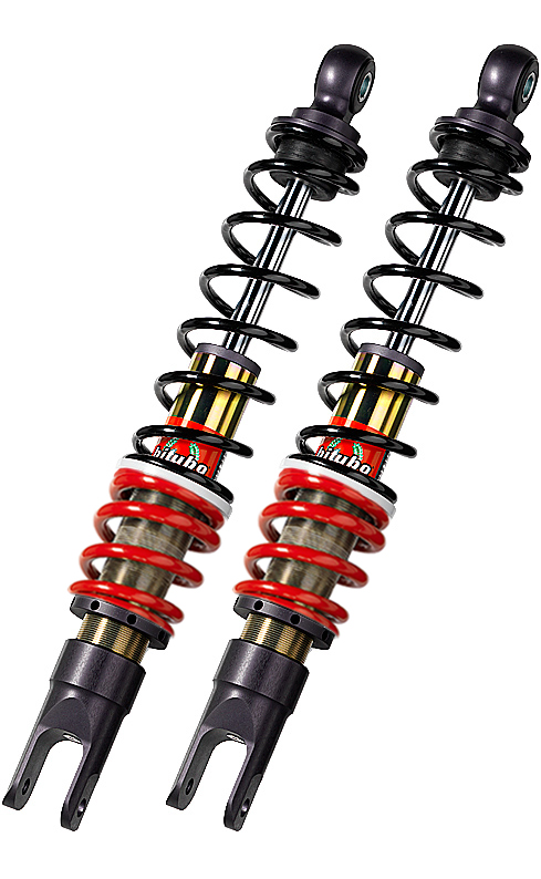 YGB01 - Rear Twin Shocks - Red Spring