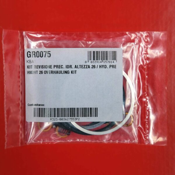 Service Kit for XXF - XXZ - CLU - CYU - XZE (From 2008 onwards) - Hydraulic prel. H = 26 mm